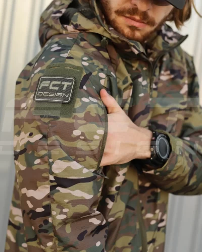 Куртка Вітровка Патрол демісезон на сітці Зелений Мультикам 40-42/3 40-42/3