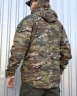 Куртка Вітровка Патрол демісезон на сітці Зелений Мультикам 40-42/3 40-42/3