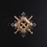 Кокарда беретный знак сил Поддержки ВСУ металл