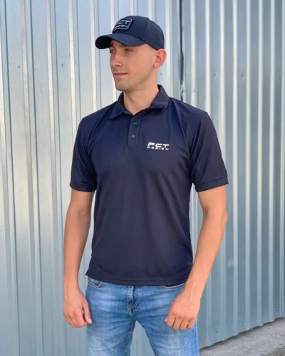 Футболка поло FCT Coolpass вологовідвідна синя 42 42