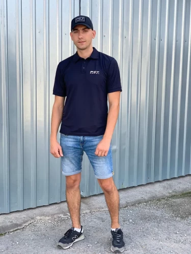 Футболка поло FCT Coolpass вологовідвідна синя 42 42