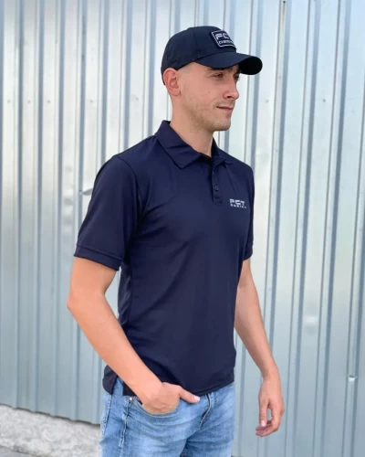 Футболка поло FCT Coolpass вологовідвідна синя 42 42