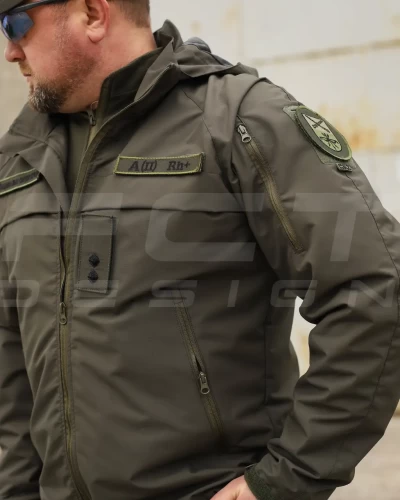 Куртка Вітровка Патрол водонепроникна хакі на сітці 40-42 40-42