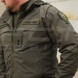 Куртка Ветровка Патрол водонепроницаемая хаки на сетке