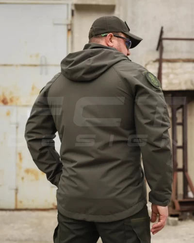 Куртка Вітровка Патрол водонепроникна хакі на сітці 40-42 40-42