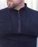 Кофта фліс Урбан з блискавкою під горло Темно-синя 42 42