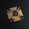 Беретный знак кокарда крест ВСУ нового образца пластик  