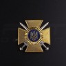 Беретный знак кокарда крест ВСУ нового образца пластик  