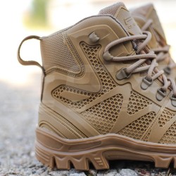 Ботинки тактические демисезонные Тайфун мембрана койот