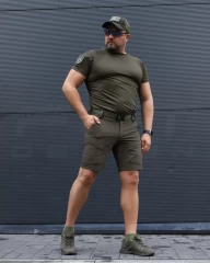 Шорти тактичні літні мілітарі Урбан хакі баланс