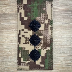 Погоны НГУ 3Д черная нить пиксель Хищник G-0822