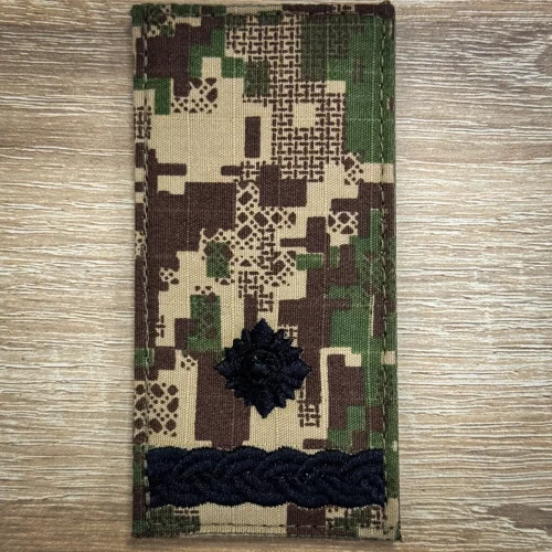 Погоны НГУ 3Д черная нить пиксель Хищник G-0822