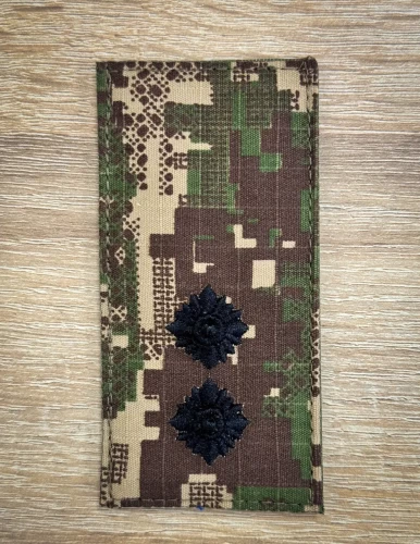 Погоны НГУ 3Д черная нить пиксель Хищник G-0822