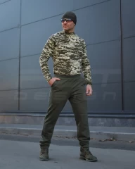 Гольф трикотаж із начосом піксель ЗСУ