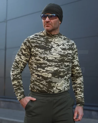 Гольф трикотаж із начосом піксель ЗСУ 42 42