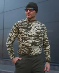 Гольф трикотаж із начосом піксель ЗСУ