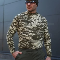 Гольф трикотаж із начосом піксель ЗСУ