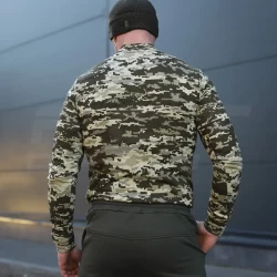 Гольф трикотаж із начосом піксель ЗСУ