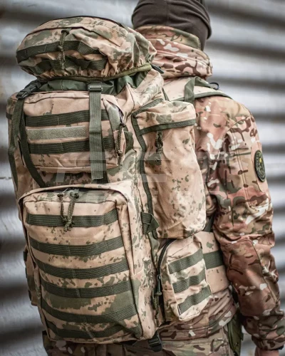 Сумка транспортна баул - рюкзак 110 л камуфляж