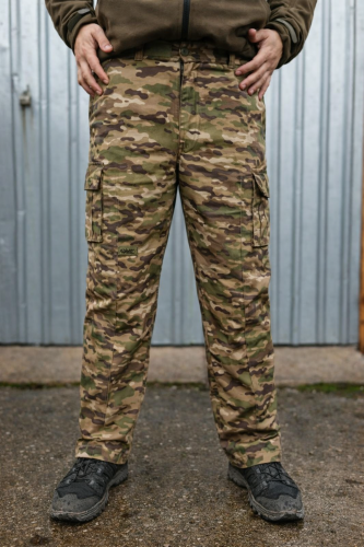 Штани зимові на синтепоні фліс саржа Мультикам 40-42/3 40-42/3