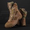 Берці тактичні зимові Stalker шкіра Crazy Horse цигейка вставки мультикам койот 39 39
