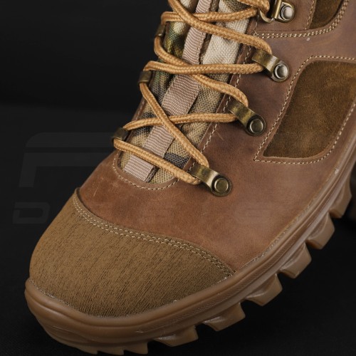 Берці тактичні зимові Stalker шкіра Crazy Horse цигейка вставки мультикам койот 39 39