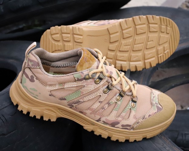 Кросівки тактичні літні Вікінг шкіра на сітці мультикам 36 36