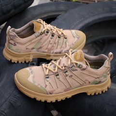 Кросівки тактичні літні Вікінг шкіра на сітці мультикам