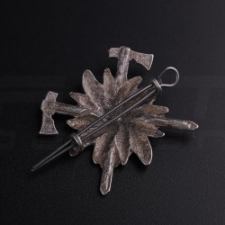 Беретний знак кокарда Гірської піхоти Едельвейс метал