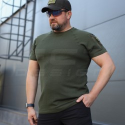 Футболка тактическая летняя Zara Комбат хаки