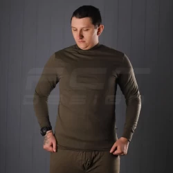 Гольф трикотаж із начосом хакі