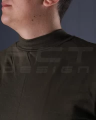 Гольф трикотаж із начосом хакі