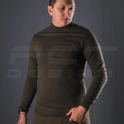 Гольф трикотаж із начосом хакі