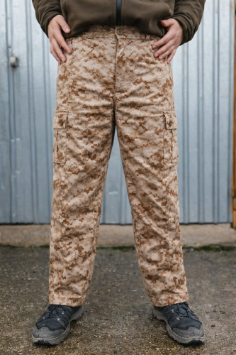 Штани зимові на синтепоні фліс саржа Digital Desert 40-42/3 40-42/3