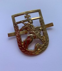 Беретний знак кокарда ДПСУ Георгій метал
