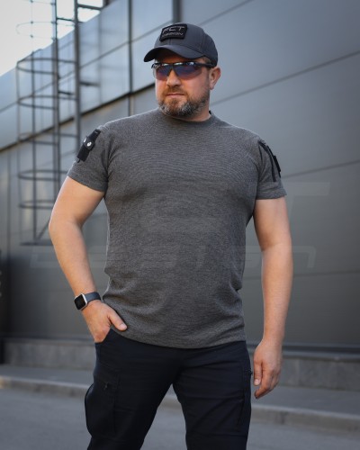 Футболка тактична літня Zara Комбат сіра 42 42