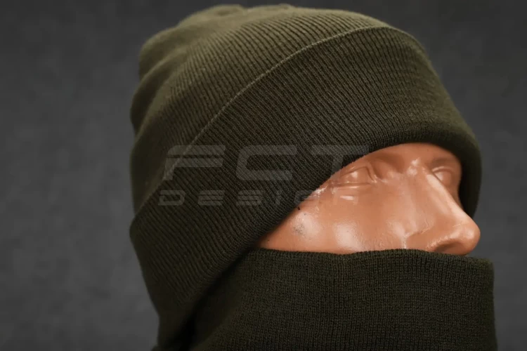 Баф в'язаний акрил хакі