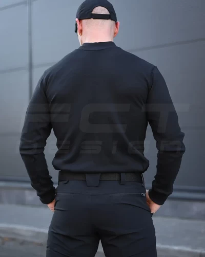 Гольф трикотаж із начосом чорний 42 42