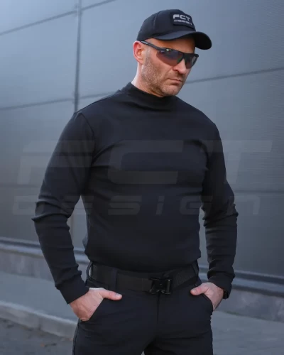 Гольф трикотаж із начосом чорний 42 42