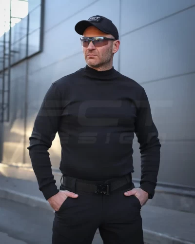 Гольф трикотаж із начосом чорний 42 42