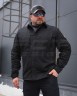 Тактическая милитари Рубашка Сталкер FCT конвас стрейч на флисе черный 40-42/3