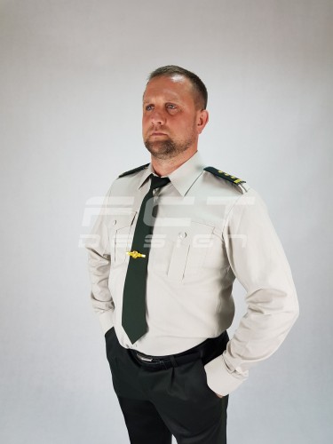 Сорочка НГУ формена нового зразка Тан бежева  