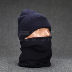 Баф вязаный акрил темно-синий