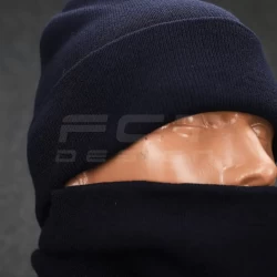 Баф вязаный акрил темно-синий