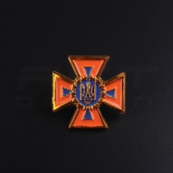 Беретный знак кокарда ДСНС на фуражку пластик