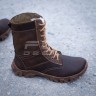 Берці тактичні зимові Енерджі шкіра натуральна вовна коричневі 40 40
