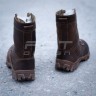Берці тактичні зимові Енерджі шкіра натуральна вовна коричневі 40 40