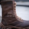 Берці тактичні зимові Енерджі шкіра натуральна вовна коричневі 40 40