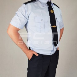 Рубашка шведка форменный ДСНС цвет меланж короткий рукав