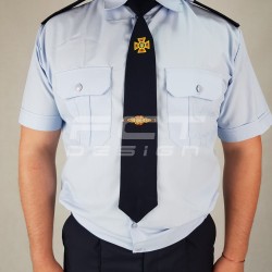 Рубашка шведка форменный ДСНС цвет меланж короткий рукав